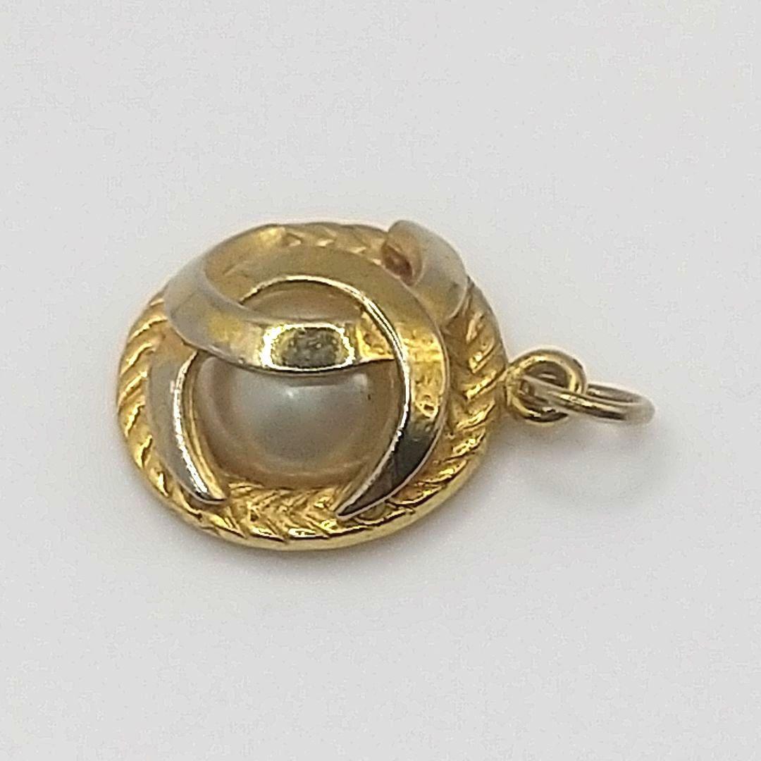 【正規品】シャネル ペンダントトップ ココマーク パール ゴールド ヴィンテージ