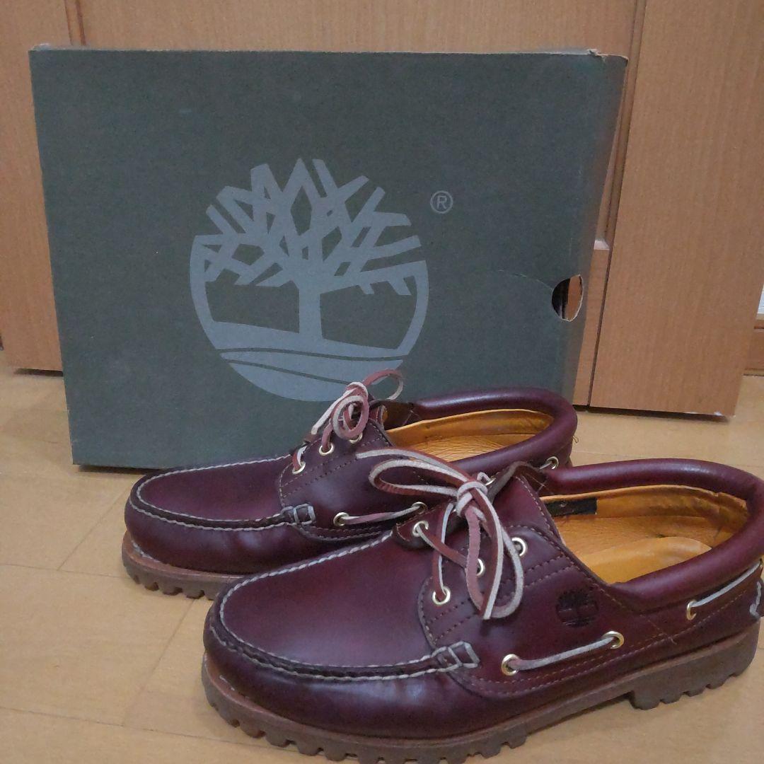 【ケア済・値下げ可】Timberland 3eye バーガンディ