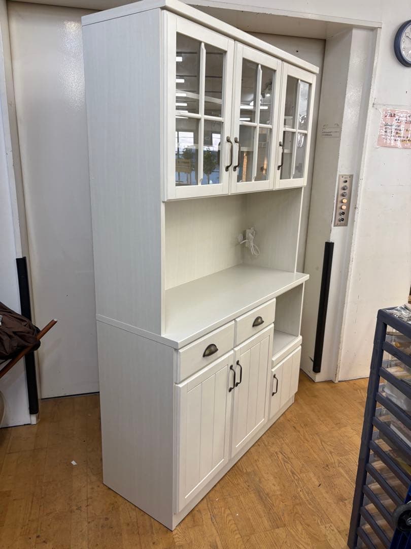 M120　ニトリ製　レンジボード　カップボード　食器棚　幅1190ｍｍ