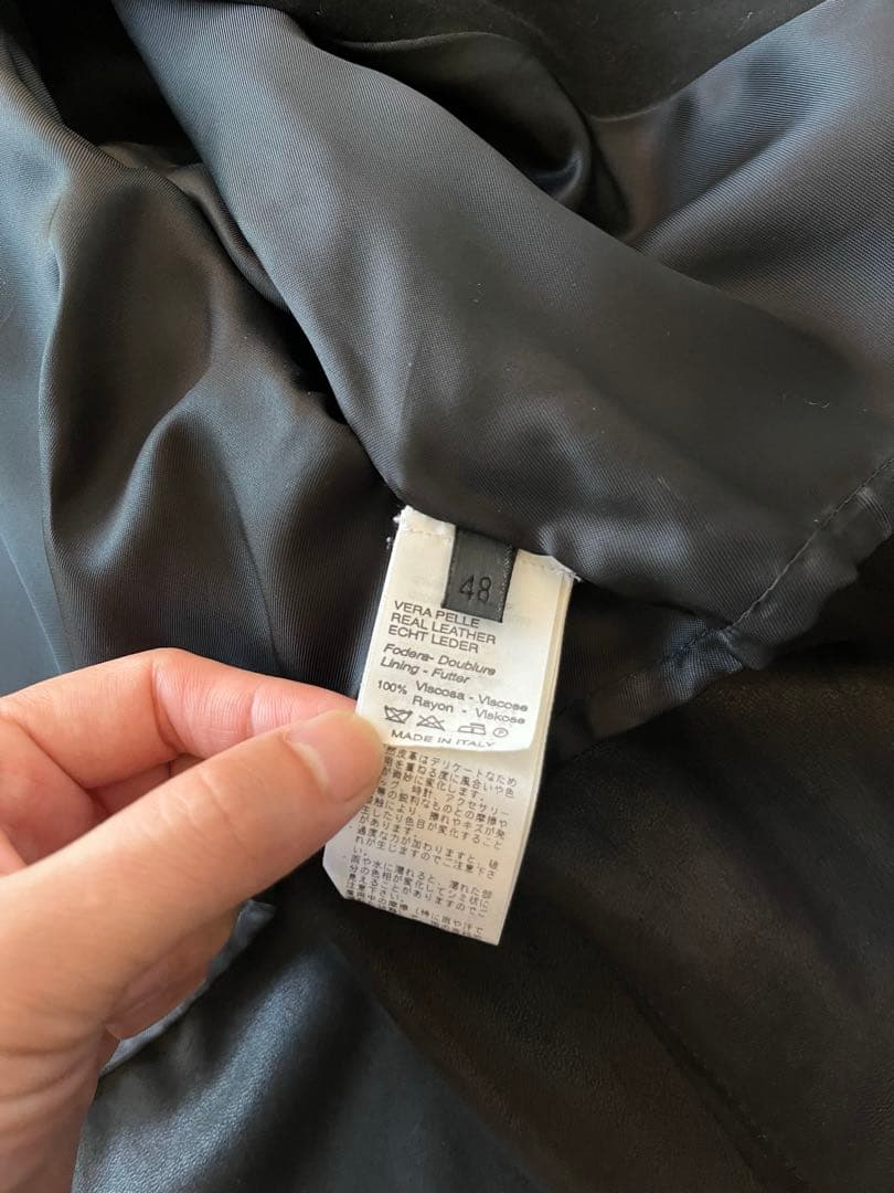 QUATTROCCHI ゴートスエード ノーラペル ジャケットサイズ48