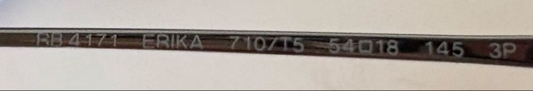 Ray-Ban エリカRB4171F 710/T5 54-18 偏光 サングラス