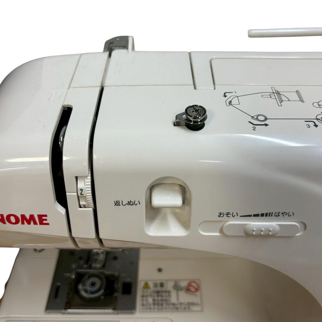 ジャノメ コンパクト電子ミシン N-788WT ロックカッター内蔵 バッグ付き