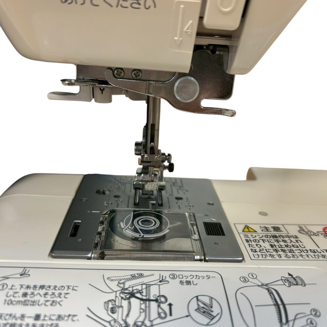 ジャノメ コンパクト電子ミシン N-788WT ロックカッター内蔵 バッグ付き