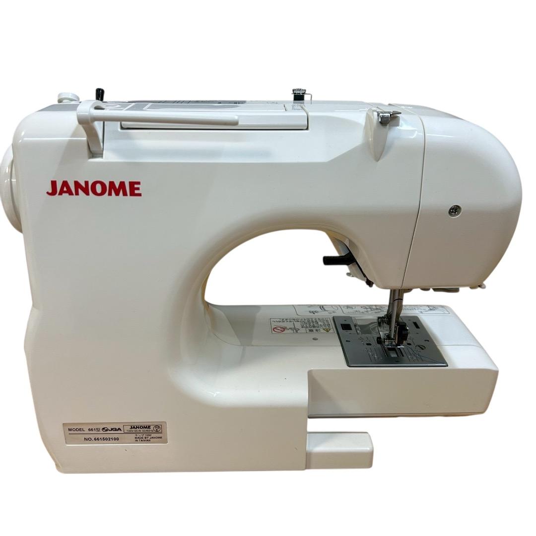 ジャノメ コンパクト電子ミシン N-788WT ロックカッター内蔵 バッグ付き