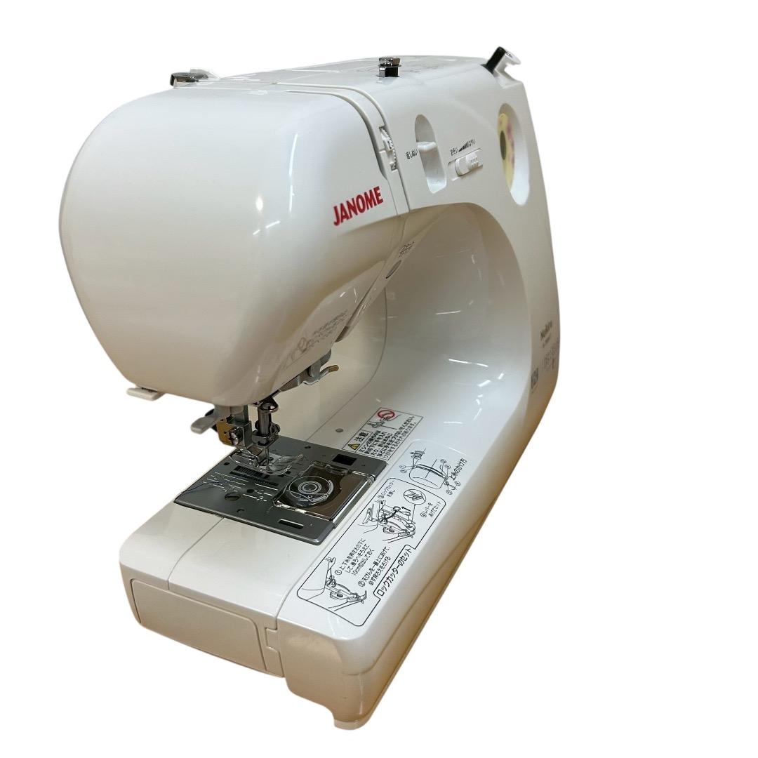 ジャノメ コンパクト電子ミシン N-788WT ロックカッター内蔵 バッグ付き