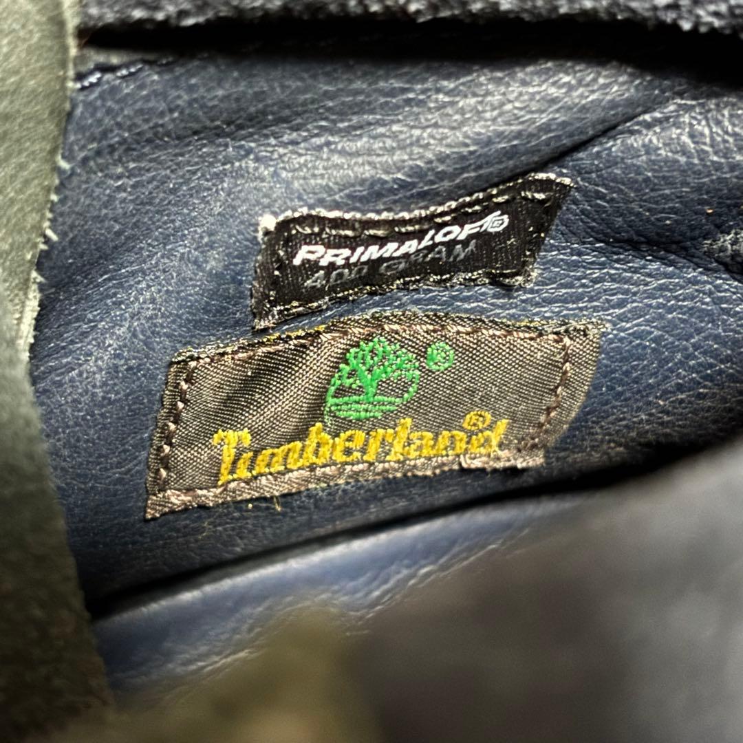 未使用級　ティンバーランド　6インチプレミアムブーツ　ネイビー　レザー　997