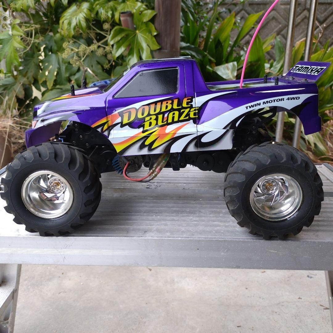 タミヤ　ダブルブレイズ 4WD RCカー　プロポ　充電器 放電器　セット
