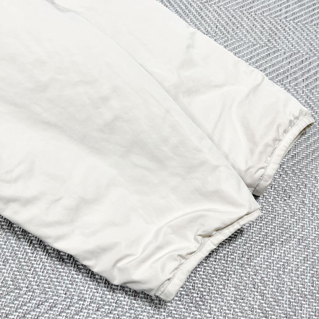 23区 中綿 リバーシブル ショート アウター キルティング ダウン アイボリー