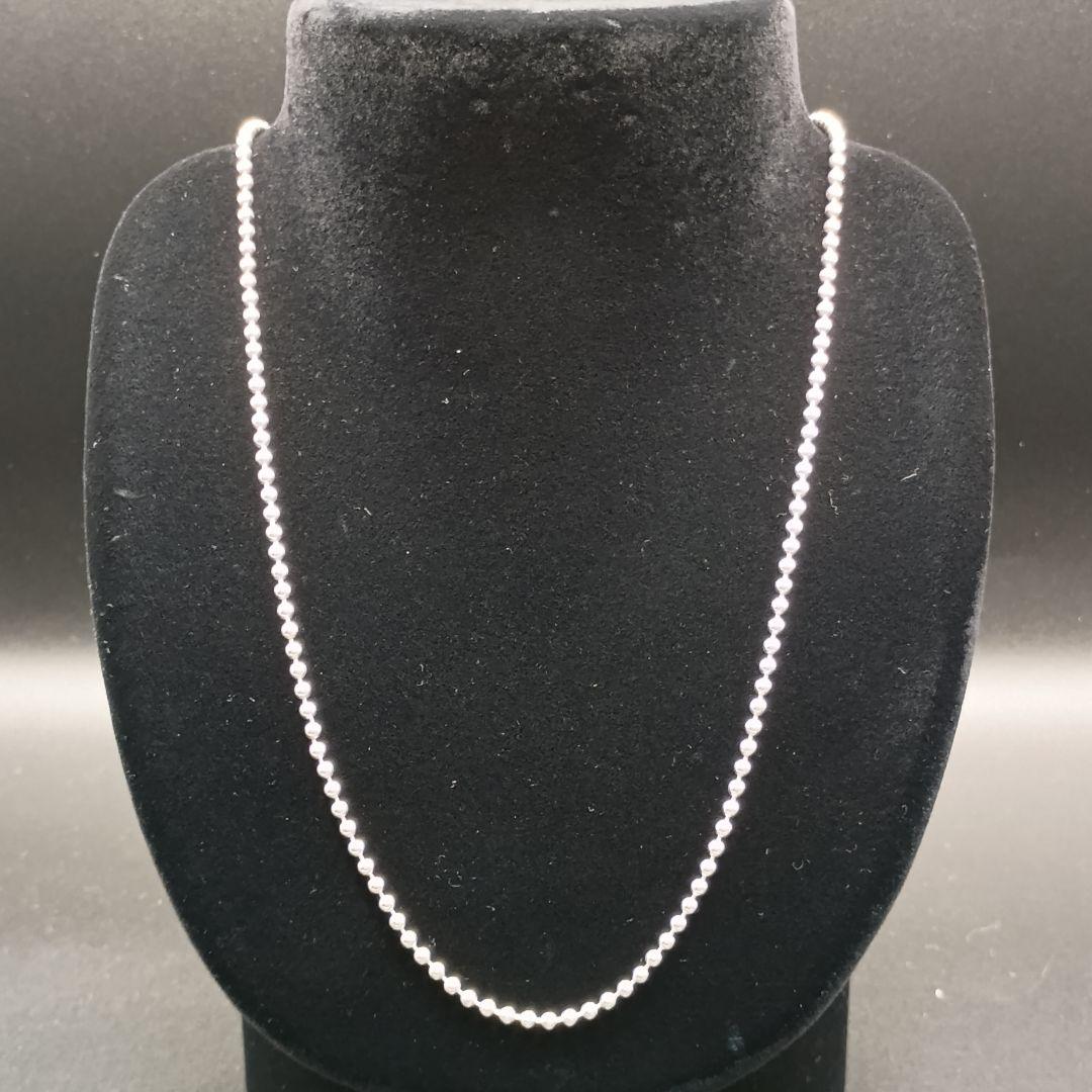 【美品】ティファニー ロングボールチェーン 87cm SILVER925