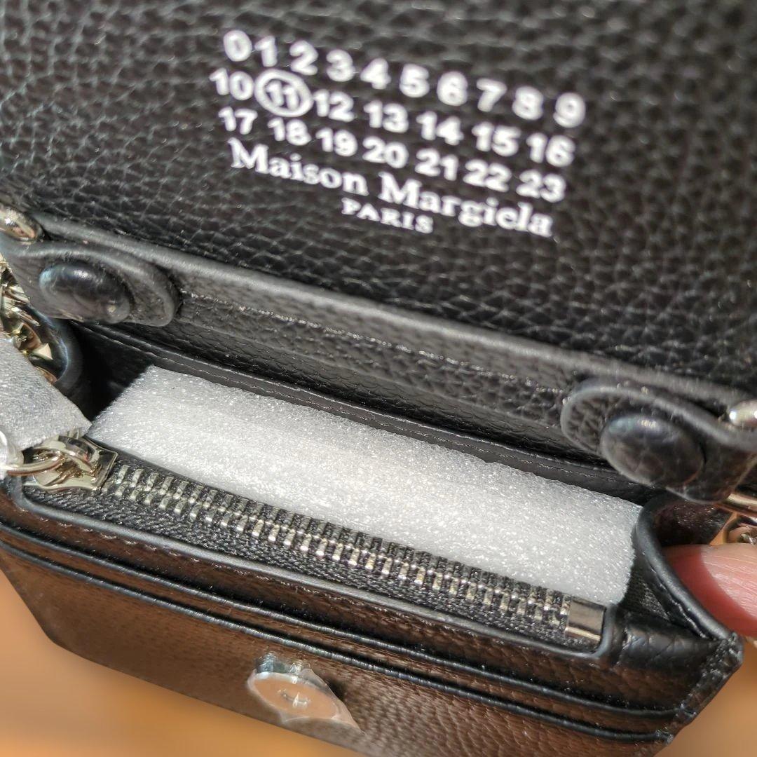 ★新品★Maison Margiela ブラック三つ折りチェーンウォレット！！
