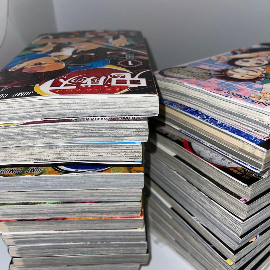 鬼滅の刃全巻+公式ガイドブック壱.弐セット　付録未切り