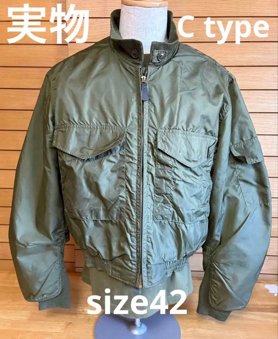 実物 フルオリジナル wep g-8 フライトジャケットcタイプ size42