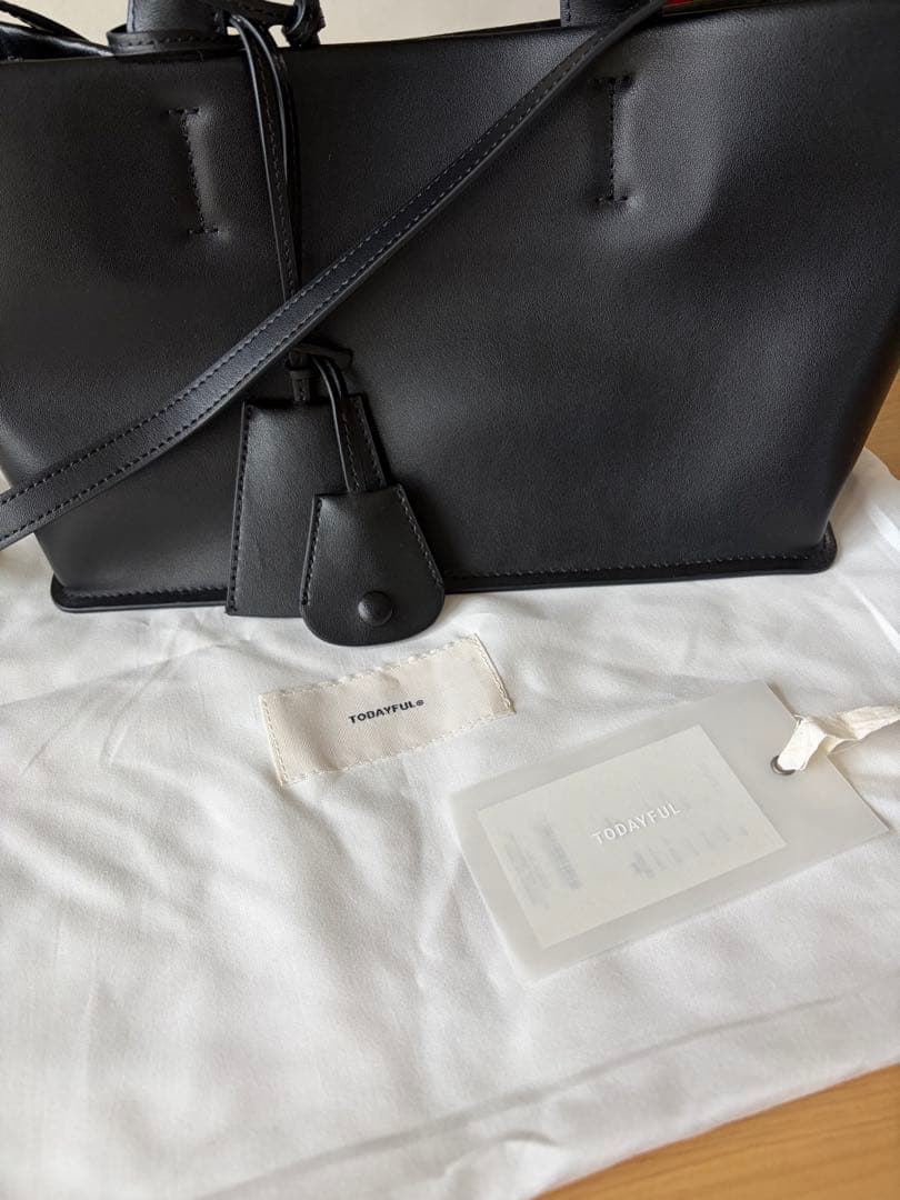 【 TODAYFUL 】Leather Bag(M) タグ袋付き