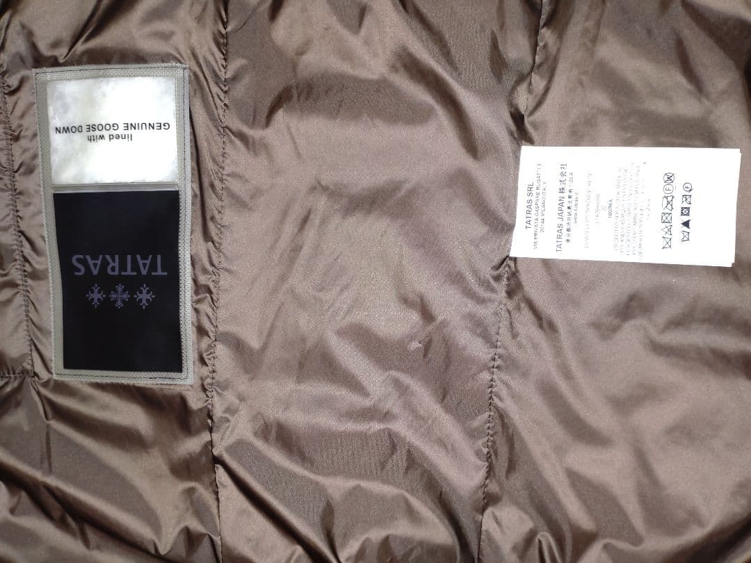 【未使用タグ付き】TATRAS　タトラス　ダウンベスト オルシエラ　サイズ2