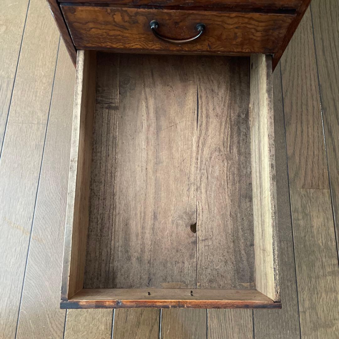 アンティーク　古道具　木製　小引き出し