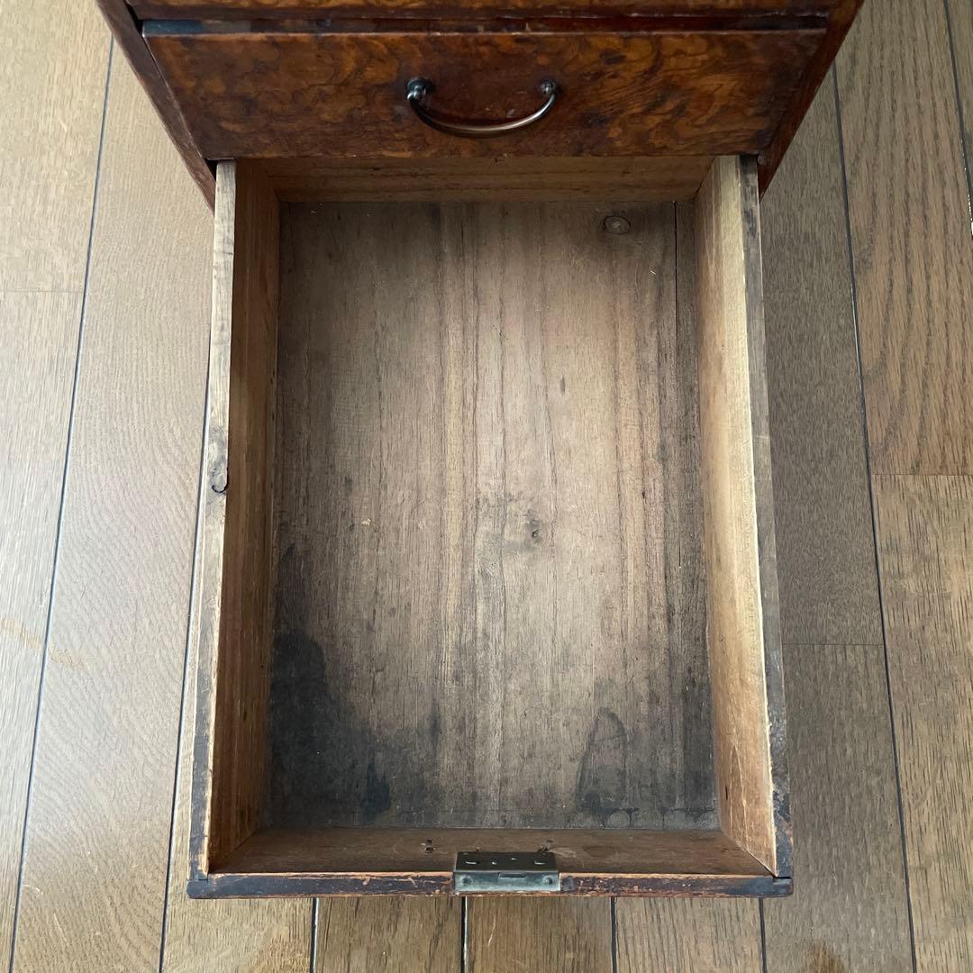 アンティーク　古道具　木製　小引き出し