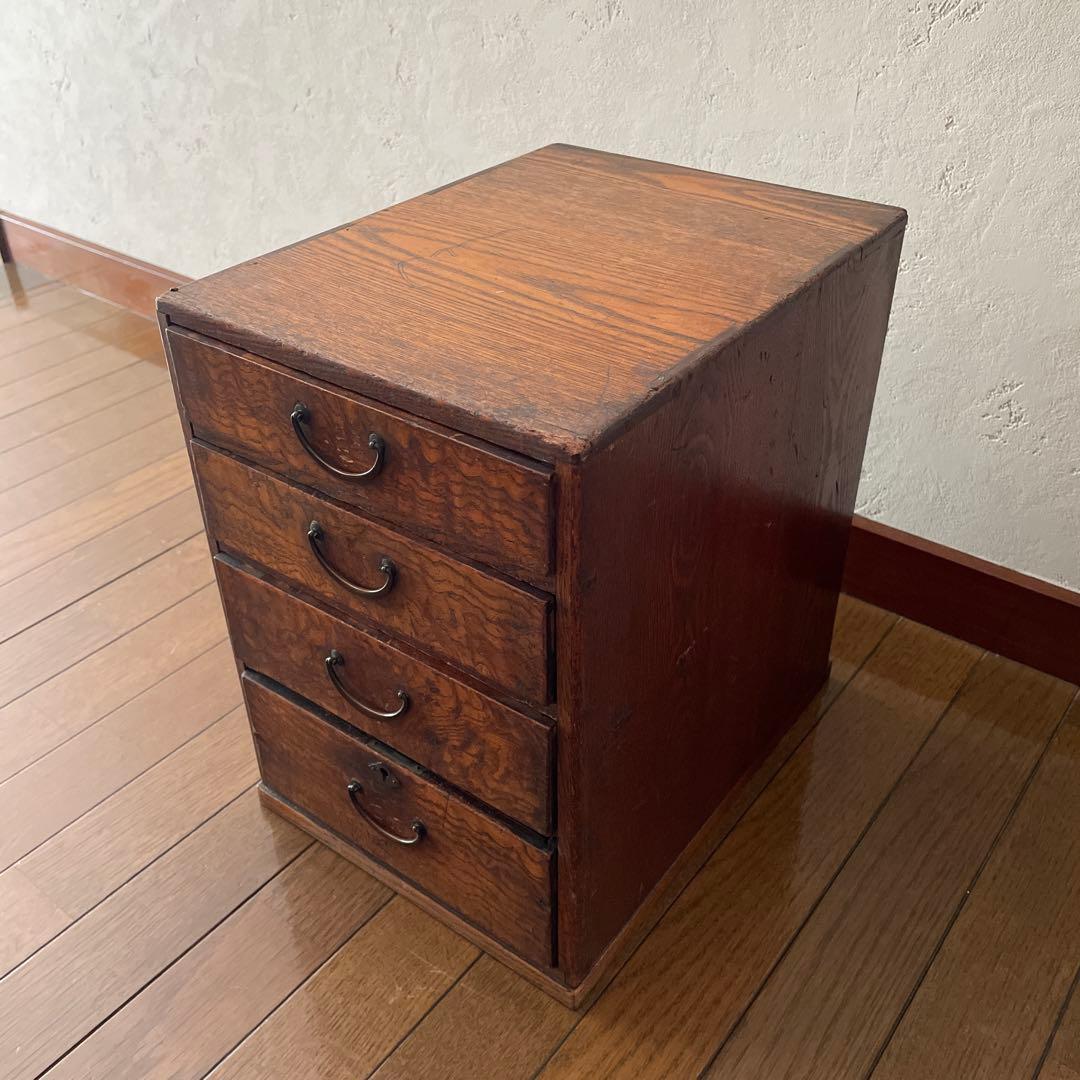 アンティーク　古道具　木製　小引き出し