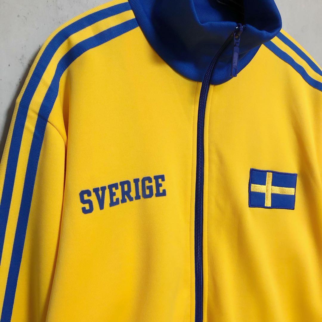 美品　adidas アディダス　スウェーデン代表　トラックジャケット　ジャージ