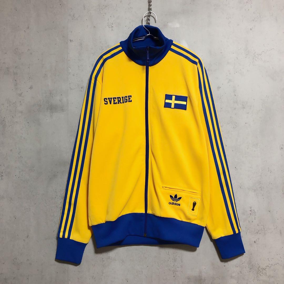 美品　adidas アディダス　スウェーデン代表　トラックジャケット　ジャージ