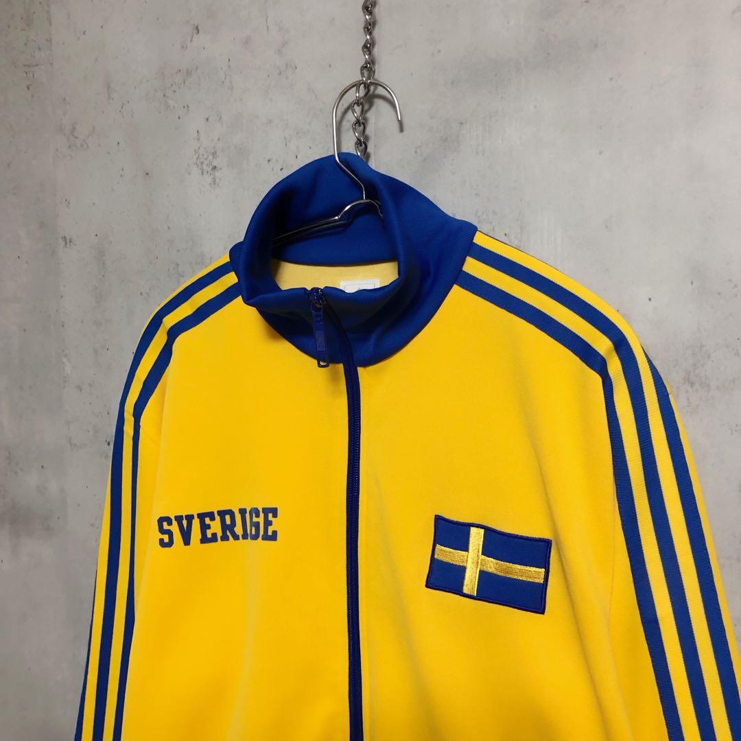 美品　adidas アディダス　スウェーデン代表　トラックジャケット　ジャージ