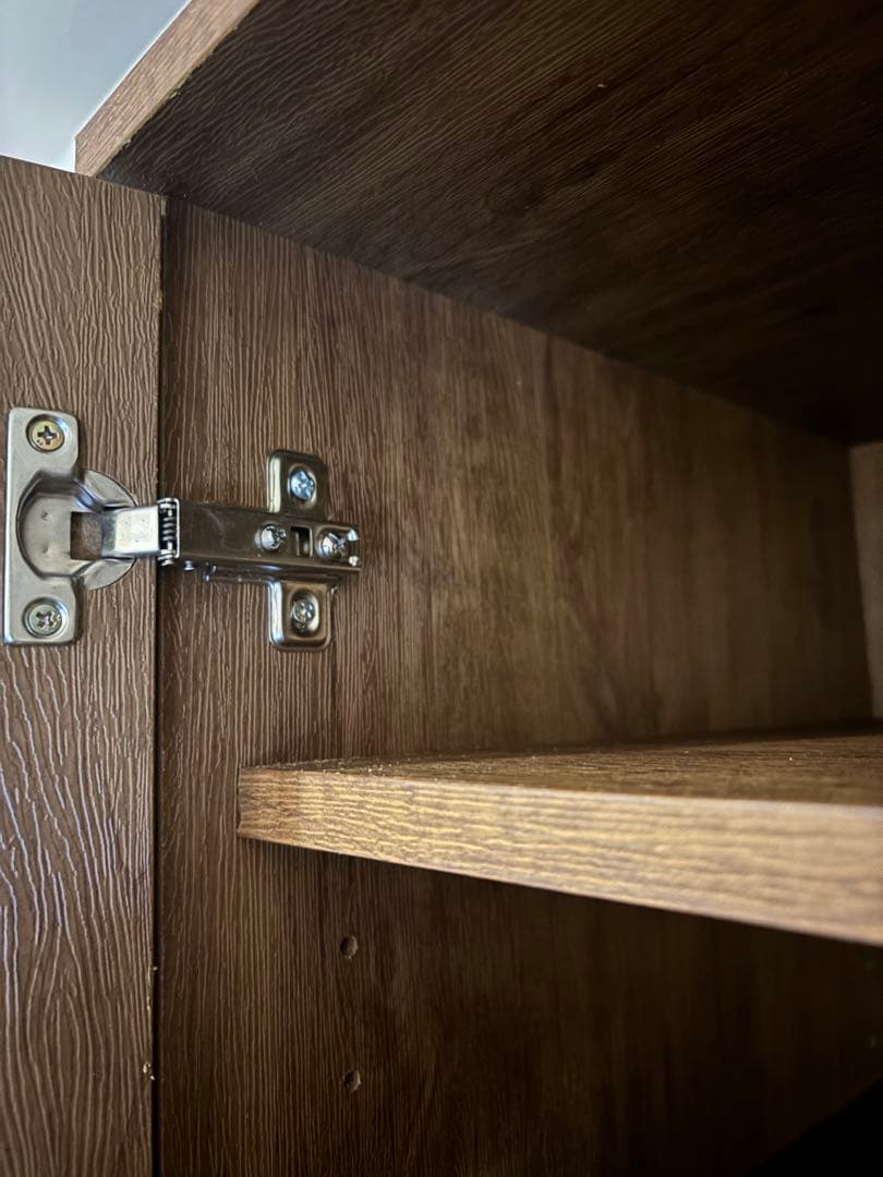 ニトリ ヴィンテージテイストのごみ箱上ラック スリム(WAL)