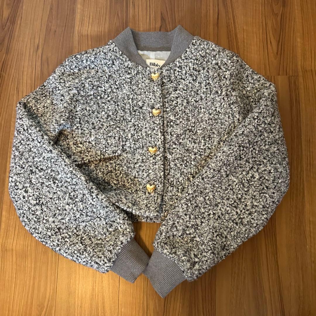 Bibiy. AMOUR BLOUSON GRAY ビビィ ブルゾン アウター