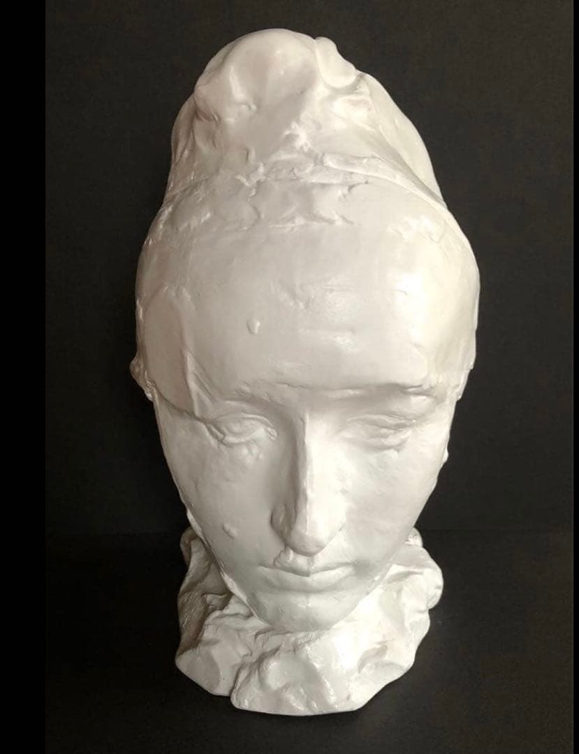 い*し様 ロダン作　『フリジア帽をかぶったカミーユ』　石膏像
