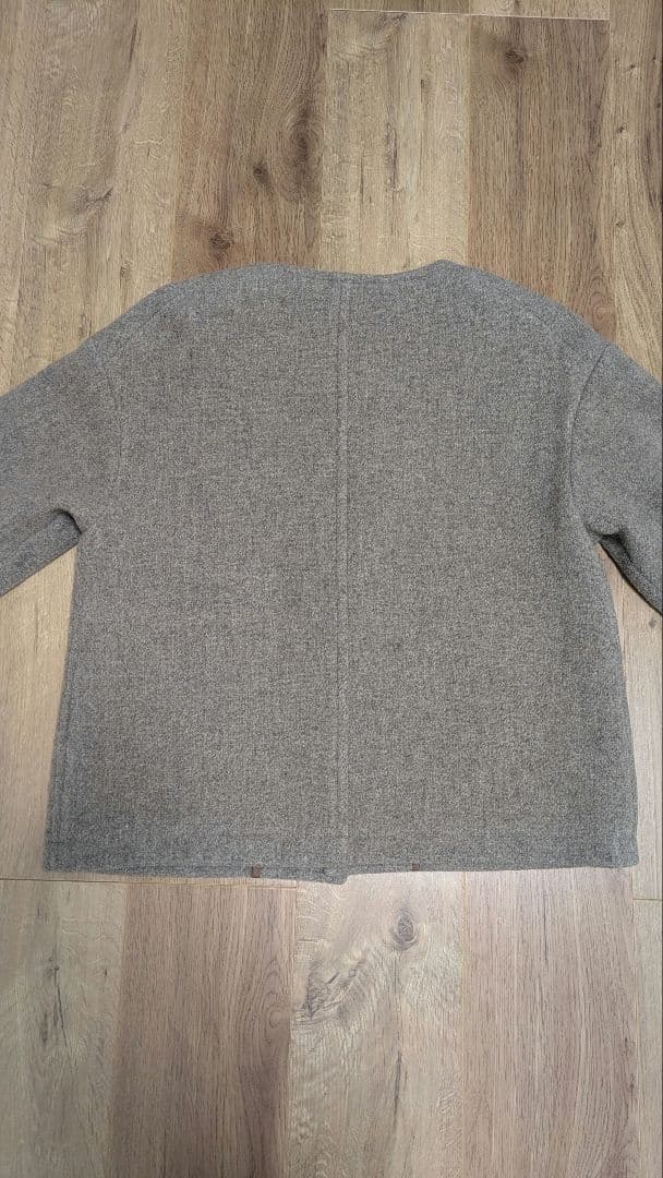 ウールライトパイル カラーレスジャケット