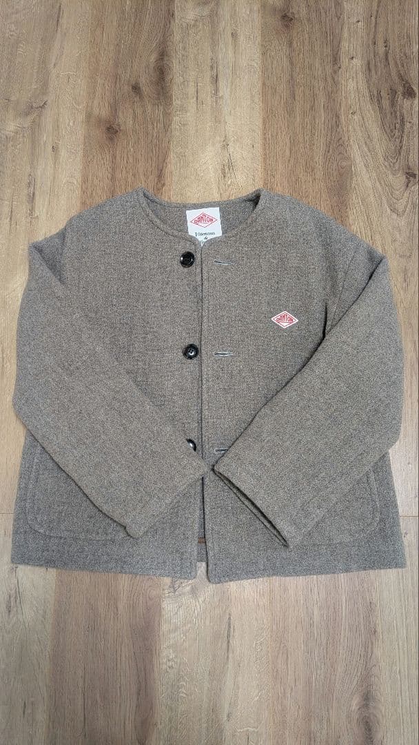 ウールライトパイル カラーレスジャケット