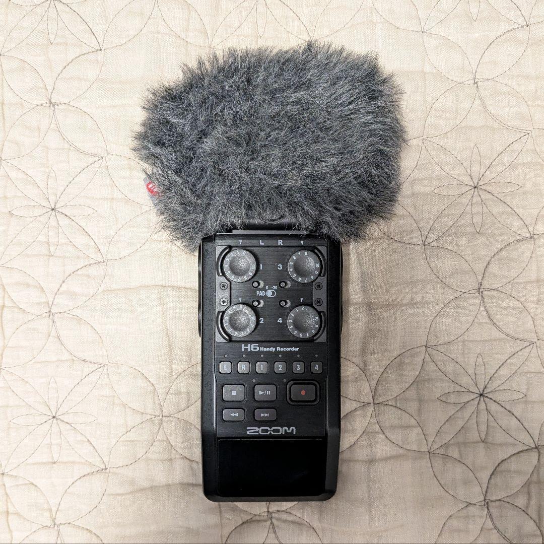 ZOOM H6 Black Edition / Rycote ウィンドジャマー