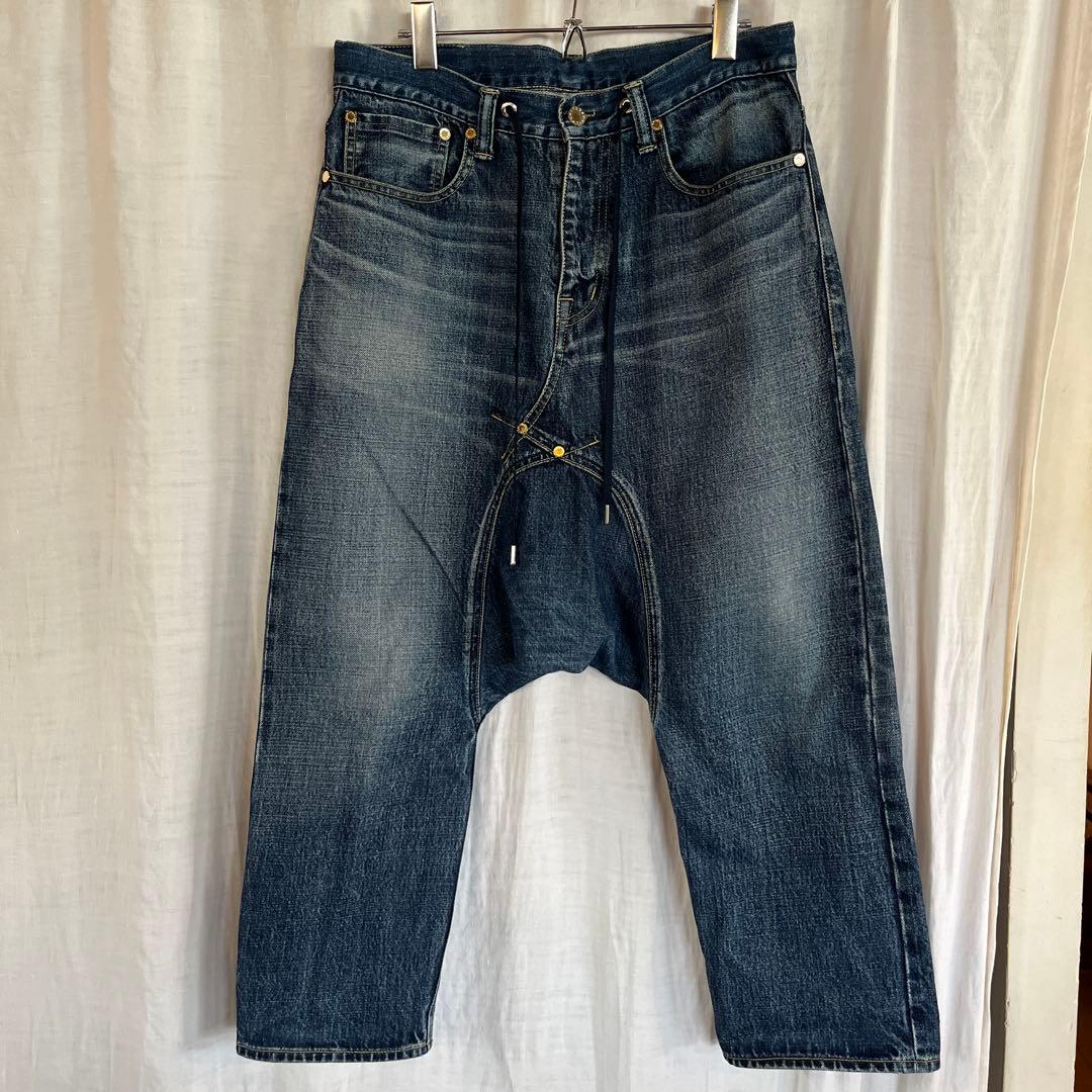 FUMITO GANRYU フミト ガンリュウ デニムサルエルパンツ