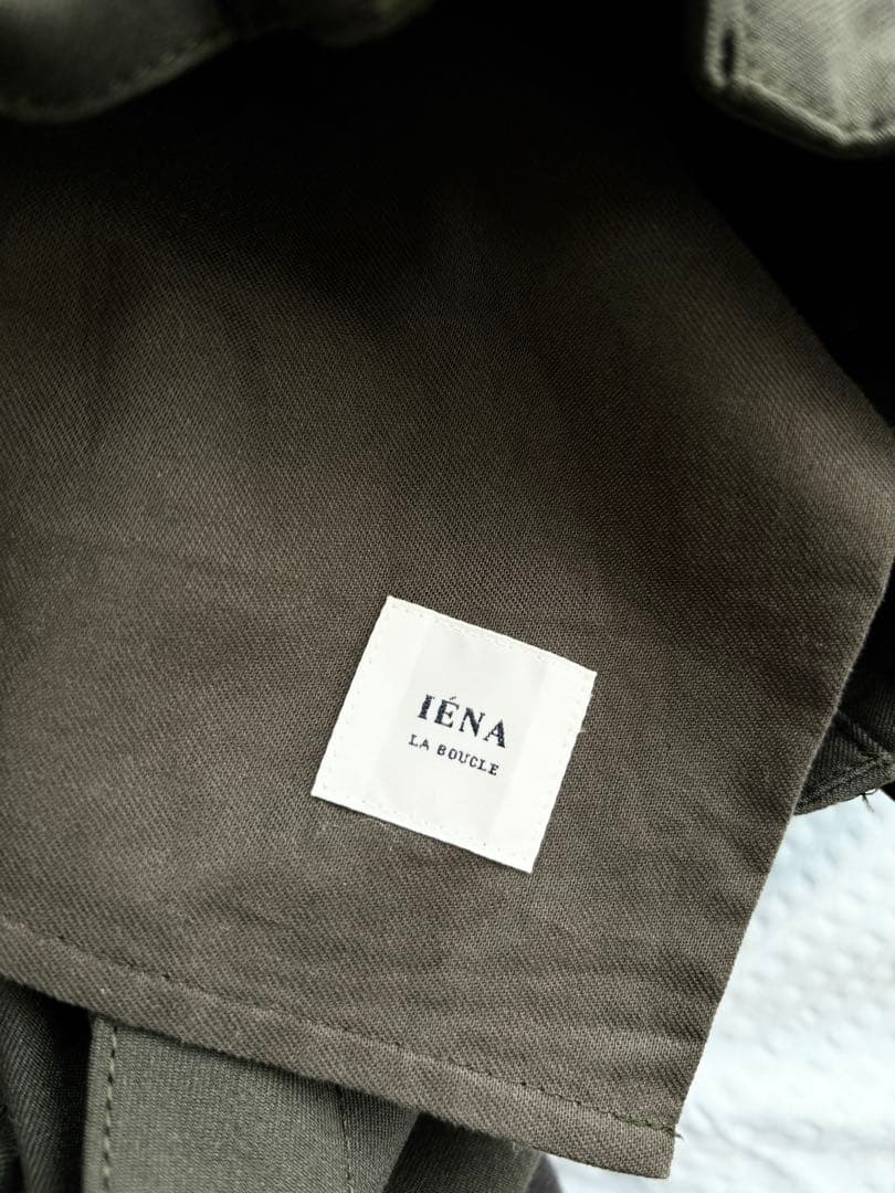 IENA LA BOUCLE ブライトギャバイージーバルーンパンツ