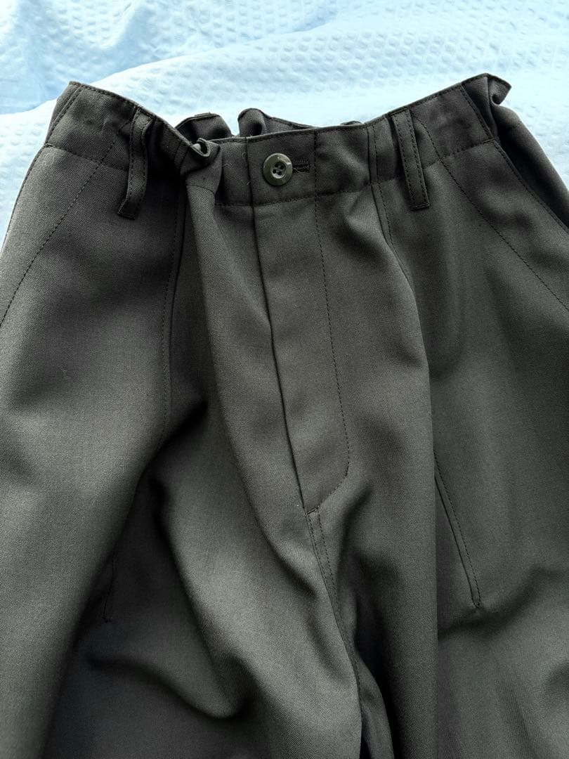 IENA LA BOUCLE ブライトギャバイージーバルーンパンツ