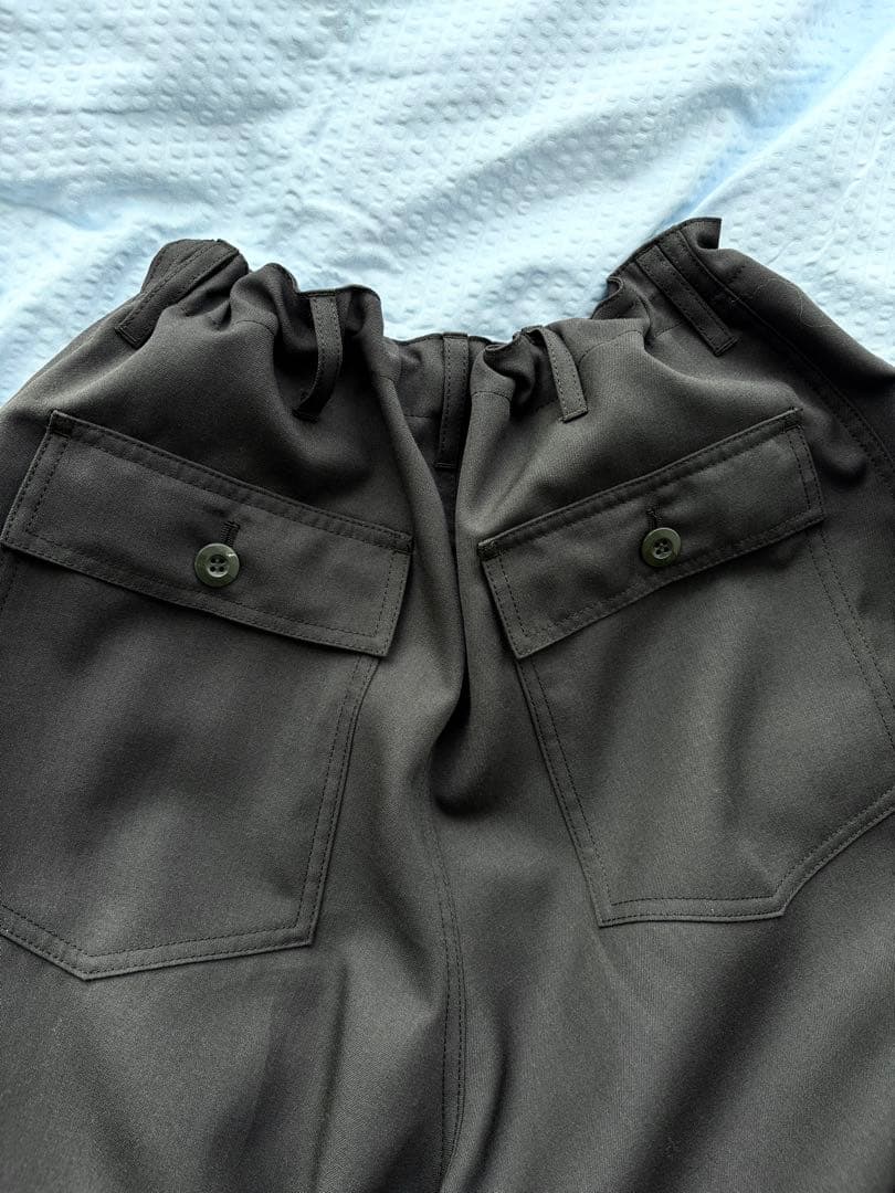 IENA LA BOUCLE ブライトギャバイージーバルーンパンツ