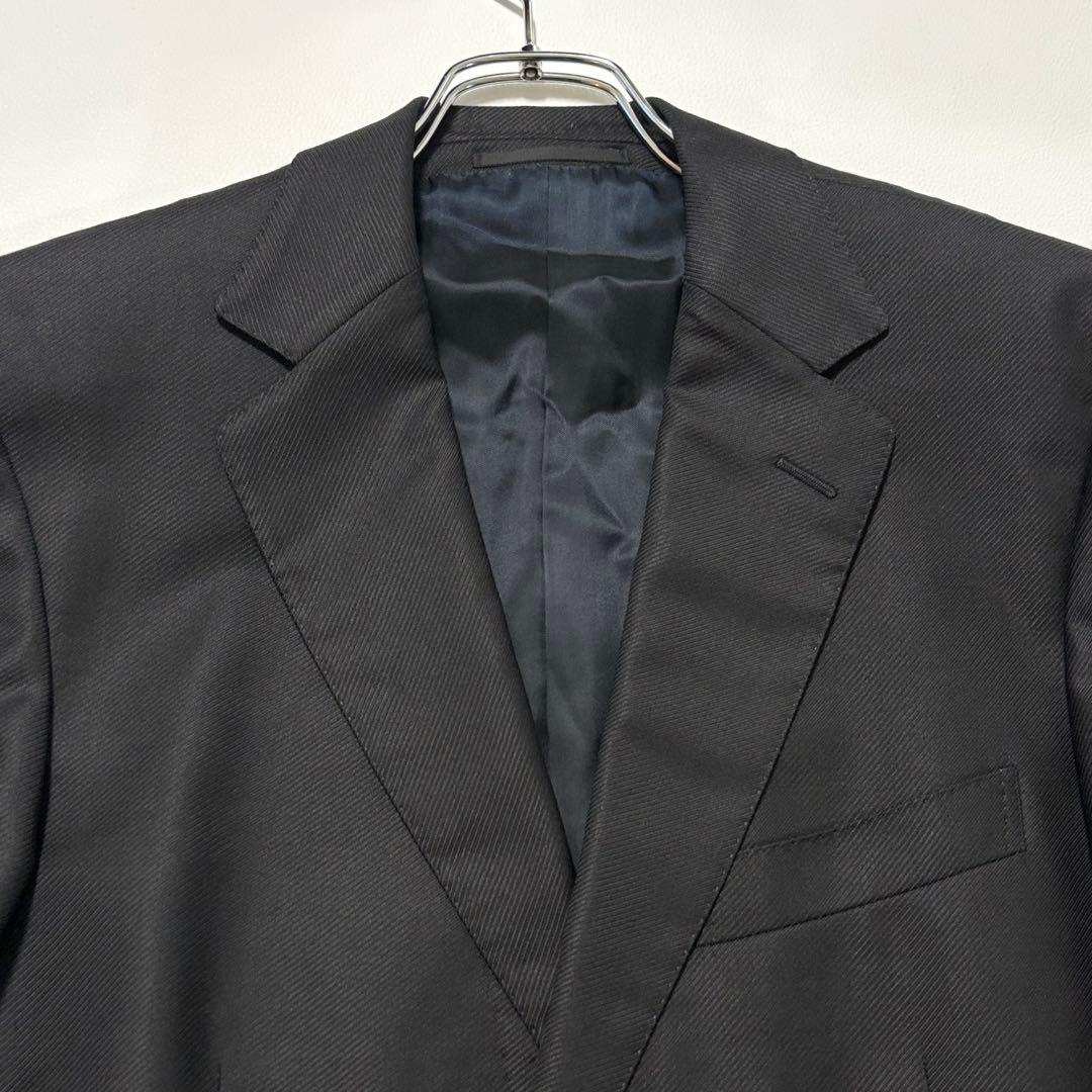 美品 エルメネジルドゼニア[カシミヤシルク XL 銀ボタン]テーラードジャケット