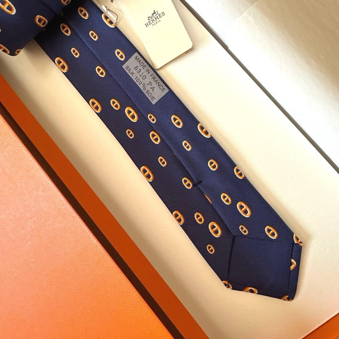 エルメス ネクタイ 《マイヨン・パンダ》新品 未使用
