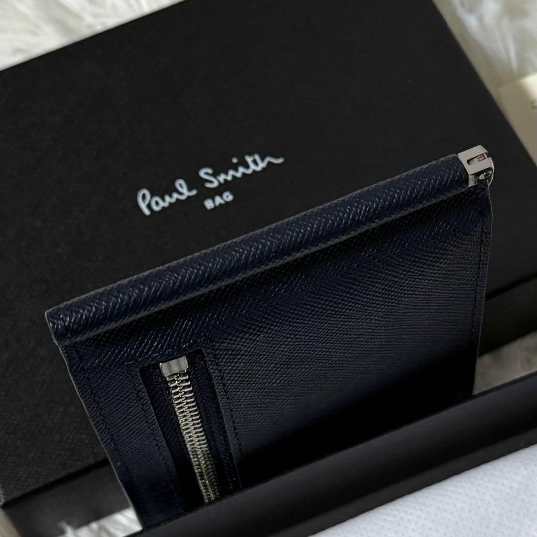 ⭐️新品未使用⭐️　PaulSmith　ポールスミス　マネークリップ　ネイビー