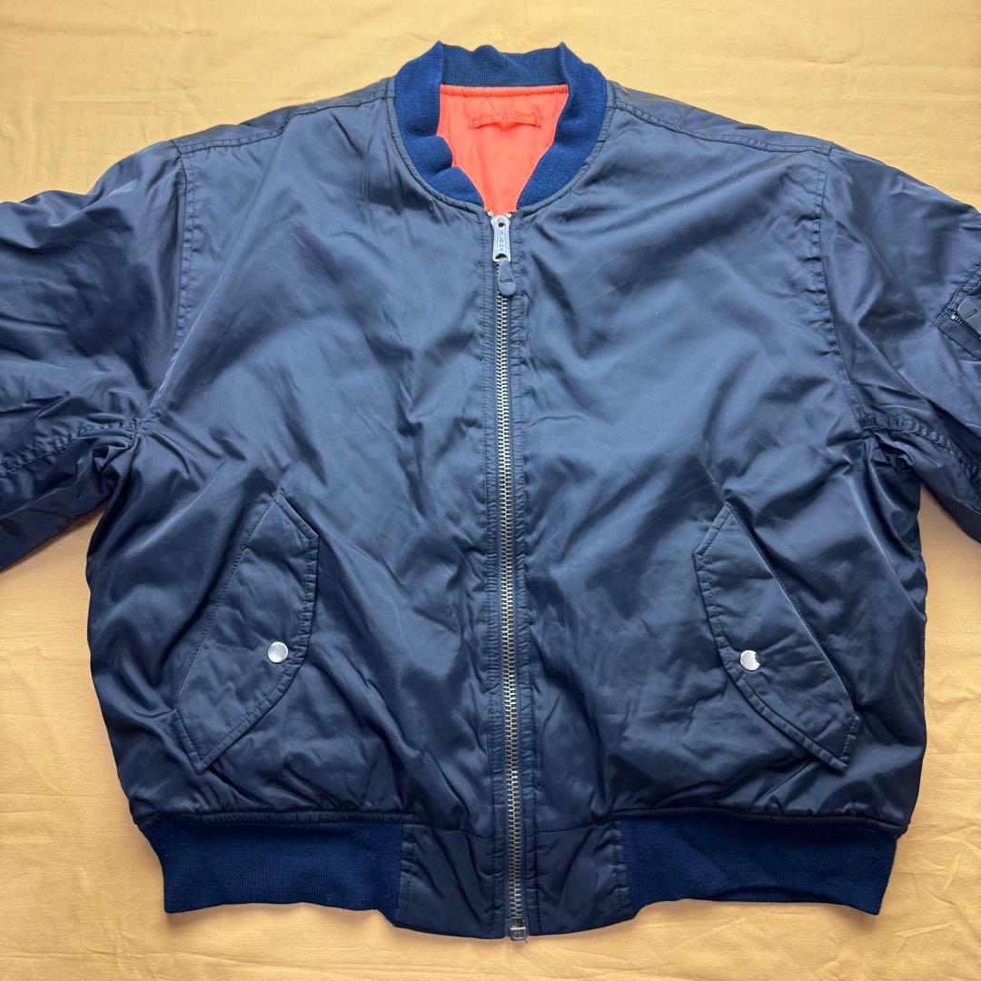 Alpha MA1 MA-1 ブラック　フライトジャケット　XL アルファ