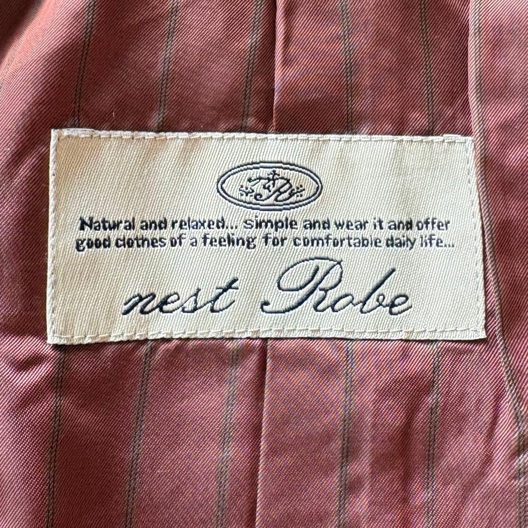 nest Robe ウール ポンチョ ケープコート ブラウン系 日本製 フリー