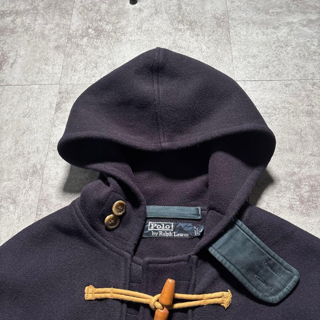 90s Ralph Lauren duffle coat USA製　ネイビー　L