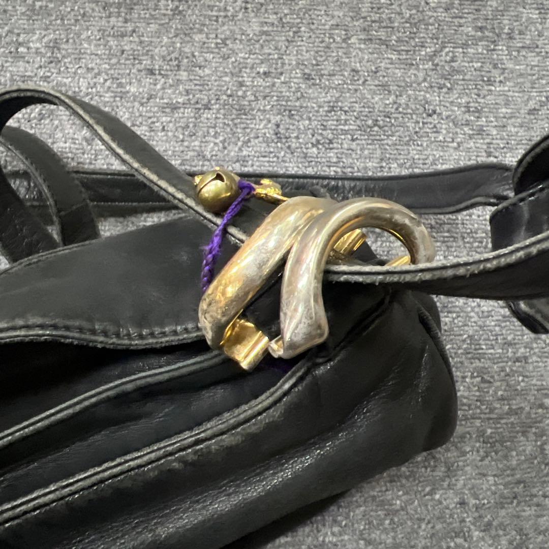 m*格様 16 ロエベ LOEWE ショルダーバッグ　アナグラムロゴ　ナッパレザ