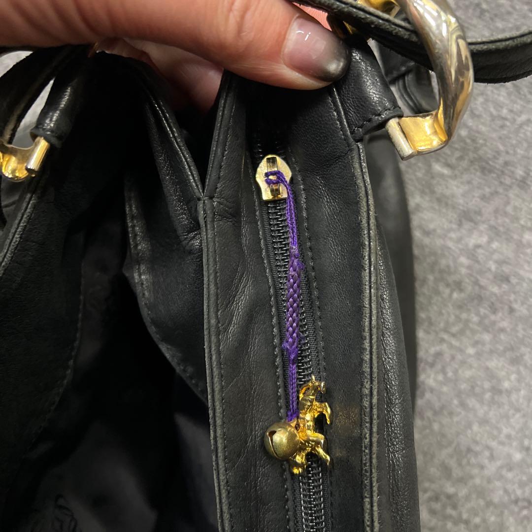 m*格様 16 ロエベ LOEWE ショルダーバッグ　アナグラムロゴ　ナッパレザ