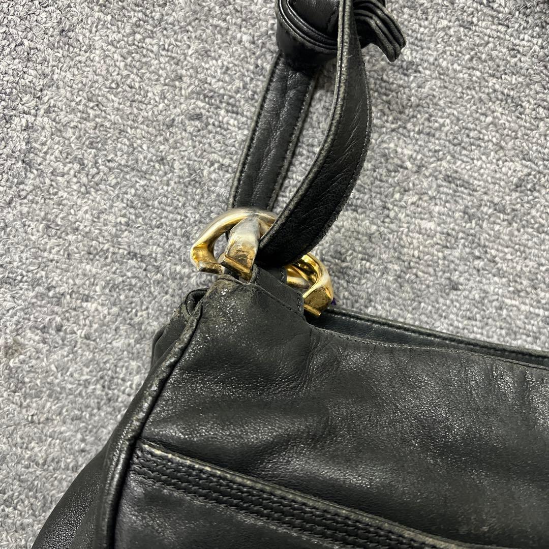 m*格様 16 ロエベ LOEWE ショルダーバッグ　アナグラムロゴ　ナッパレザ