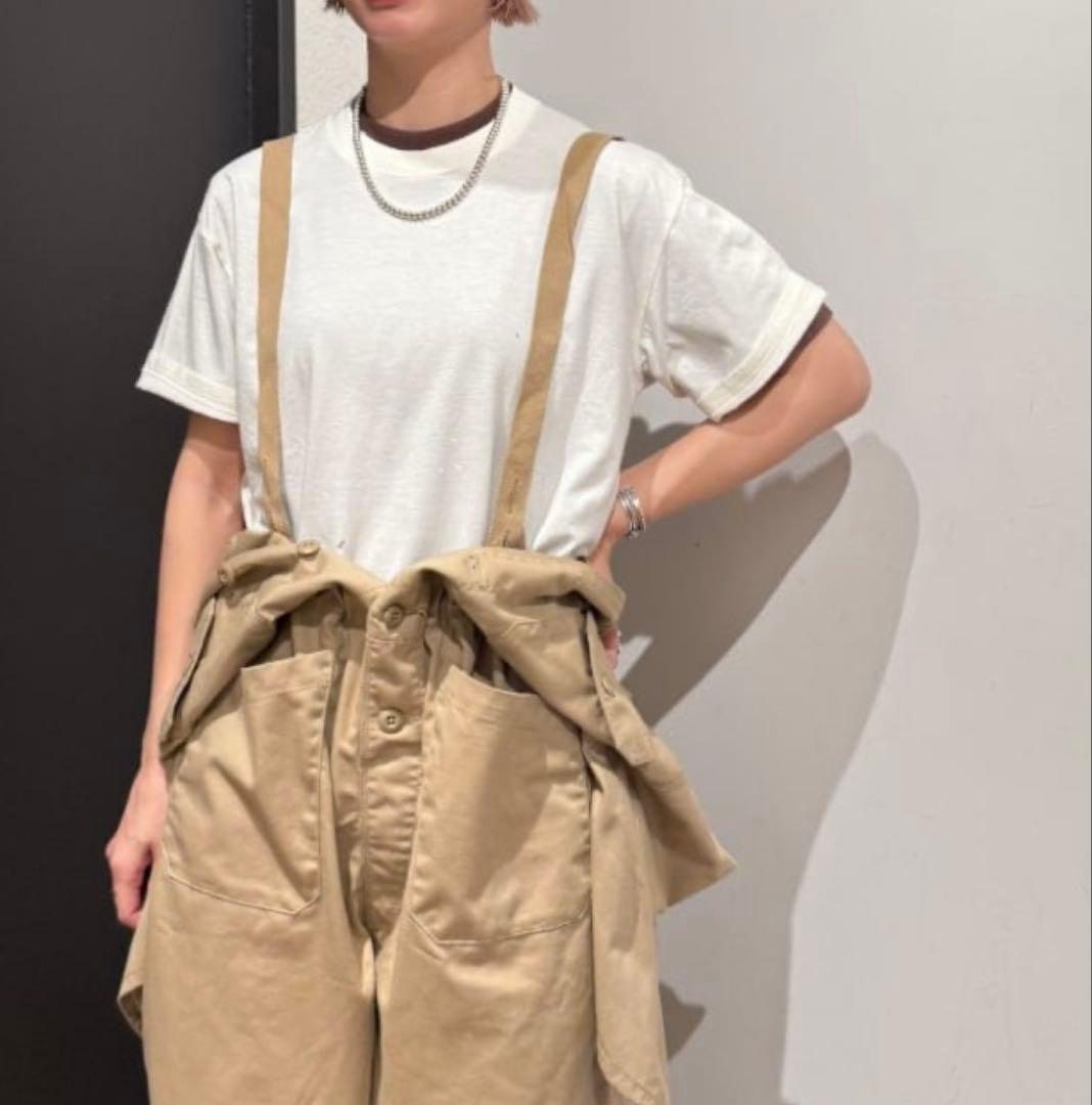 BEASBOY✨ベージュ ✨半袖✨オールインワン