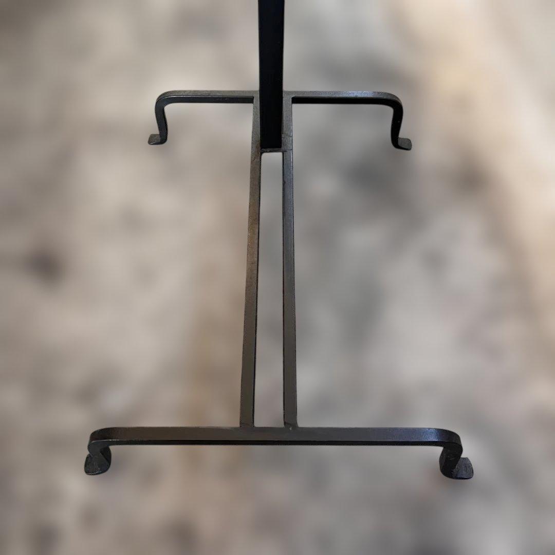 アイアンハンガーラック ハンガー6本付き スラントハンガー