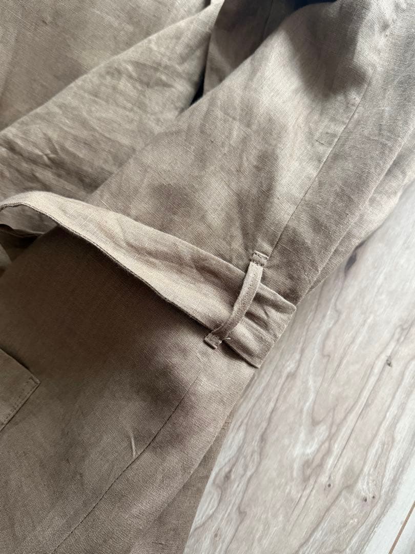 ÉCHAPPER(エシャペ)100%麻　ロングローブ、コート