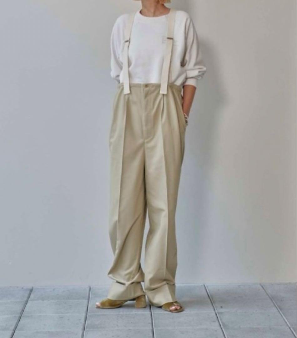 【todayful】Suspenders Highwaist Pants 36