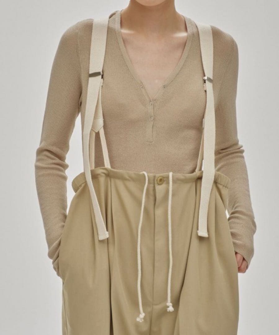 【todayful】Suspenders Highwaist Pants 36