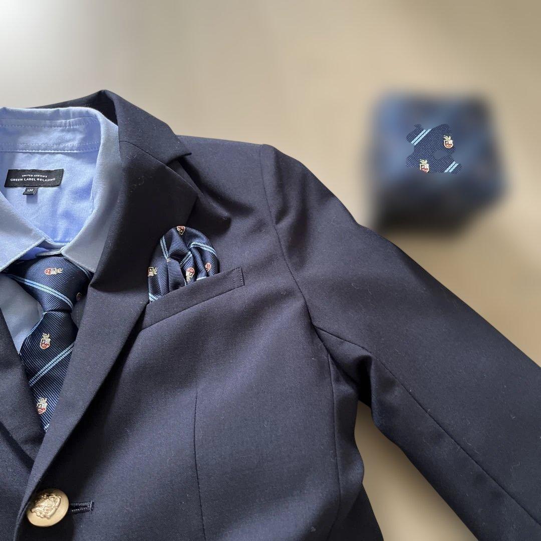 グリーンレーベル　フォーマルスーツ 130cm 5点セット　卒業式や入学式に！