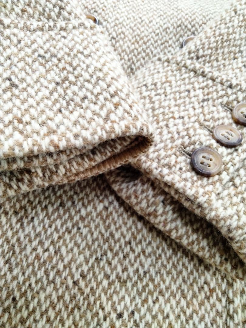 マックスマーラ　ロングコート　ツイード　ウール　ダブル